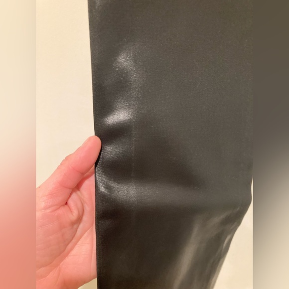 NWT, L’Agence Margot Coated Jean, Size 25, Black Coated - Picture 9 of 16